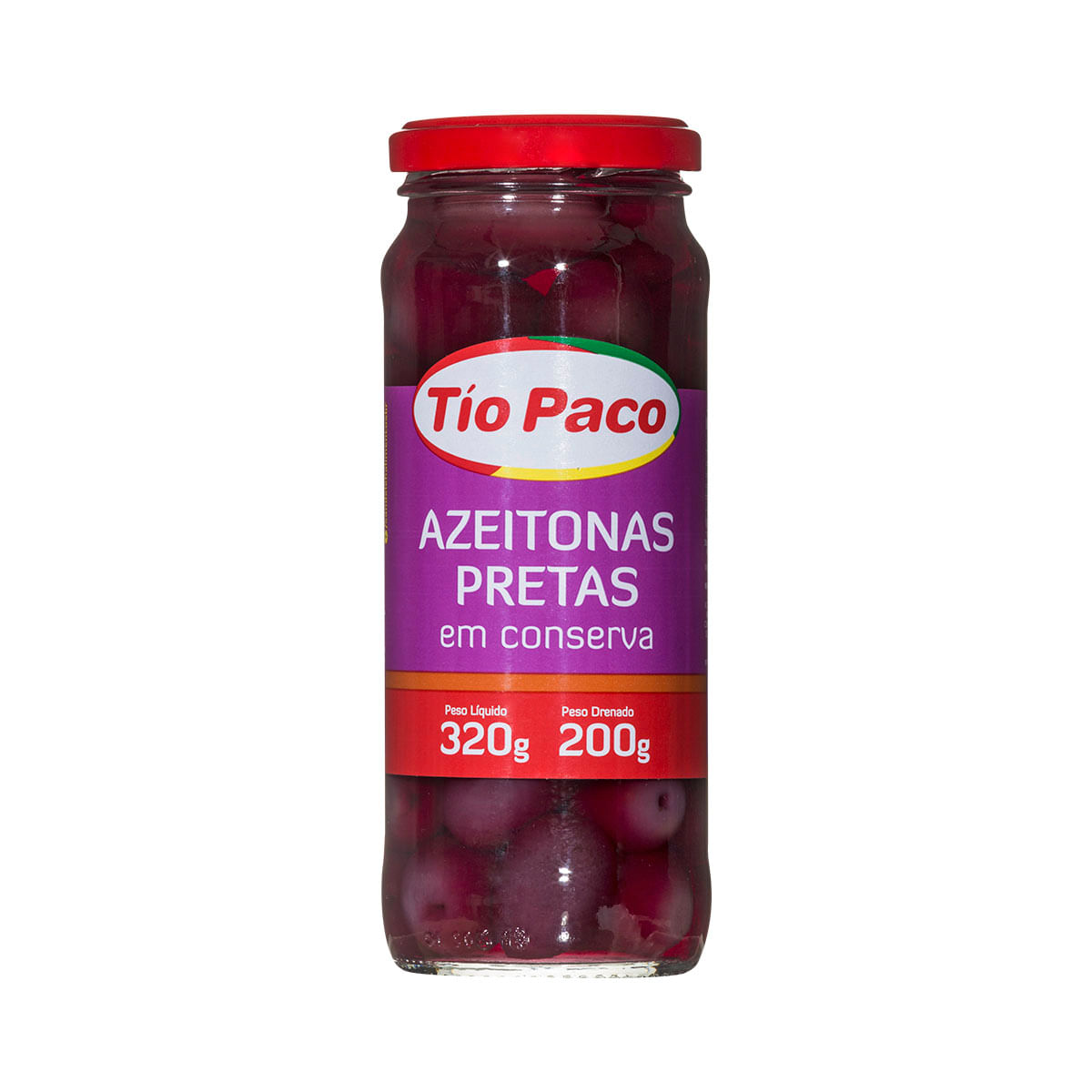 Azeitonas Pretas em Conserva Tio Paco 160g