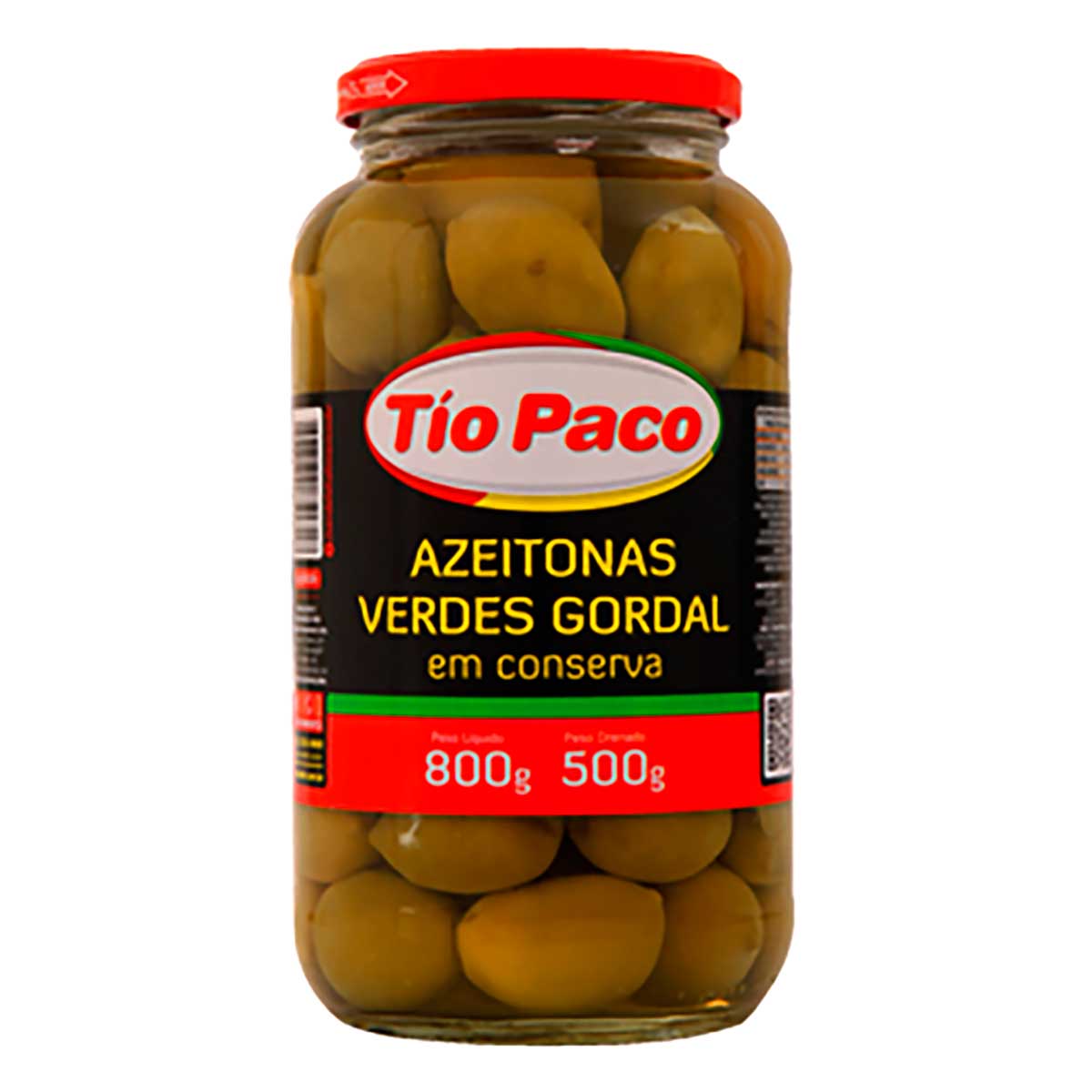 Azeitona Verde Gordal Tio Paco 500 g