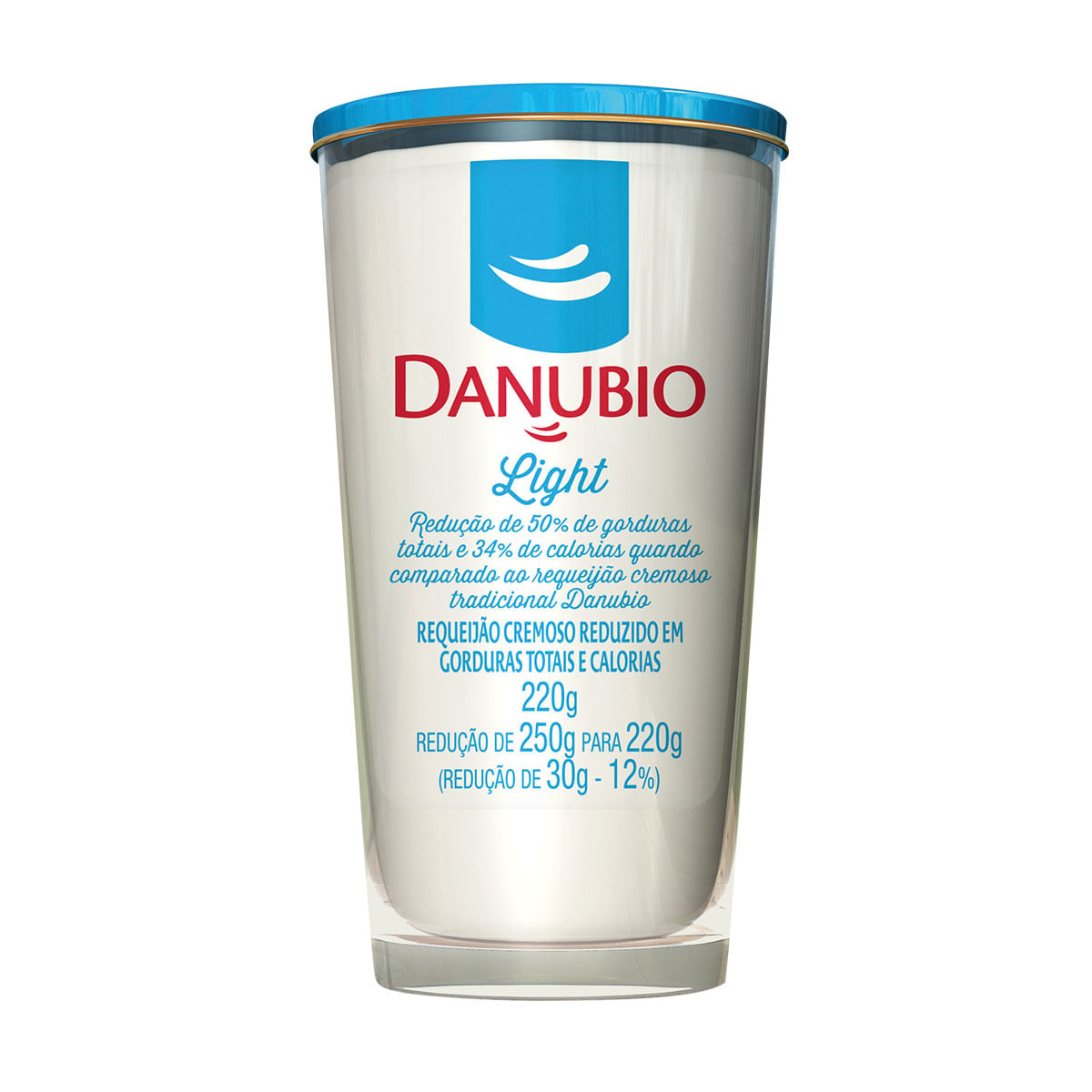 Requeijão Cremoso Light Danubio 220g