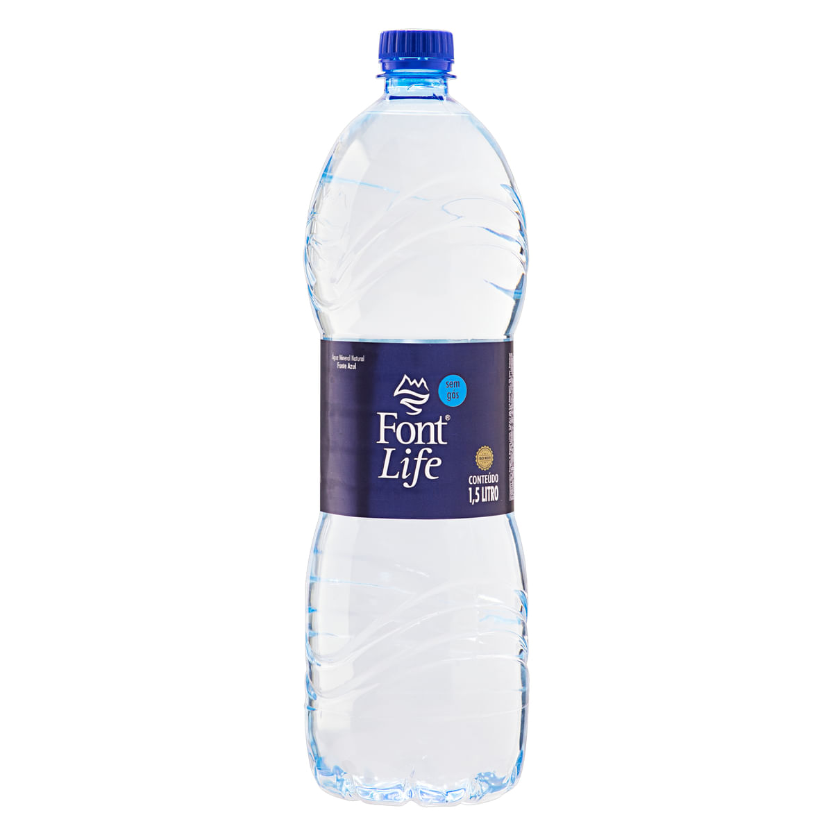 Água Mineral Natural sem Gás Font Life Garrafa 1,5 L