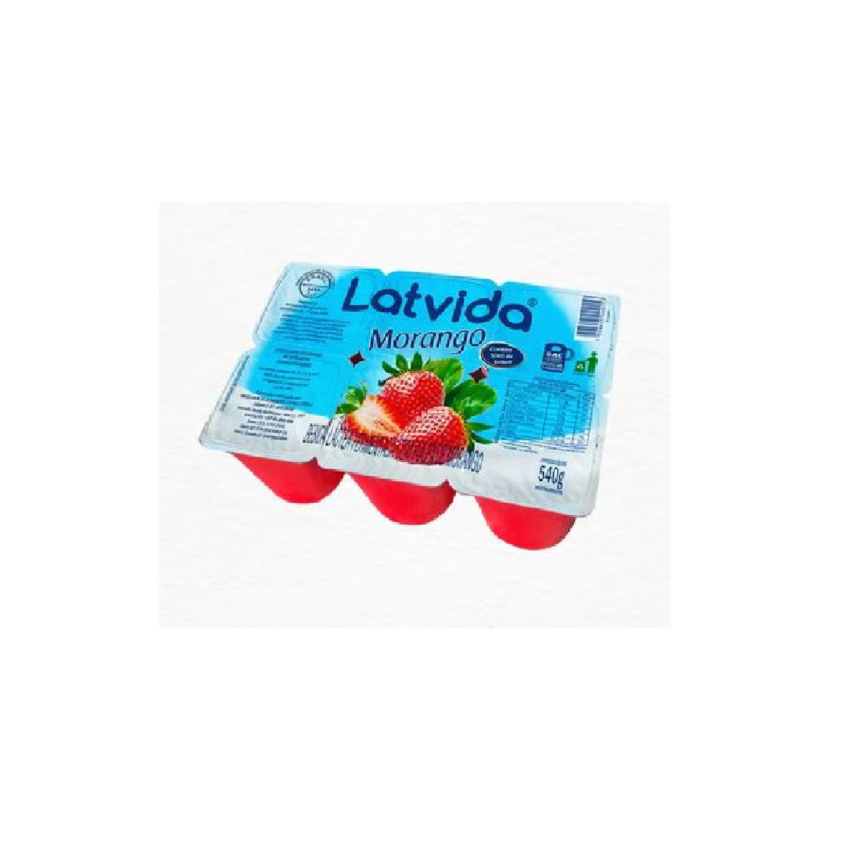 Bebida Lactea Latvida Morango 540 g