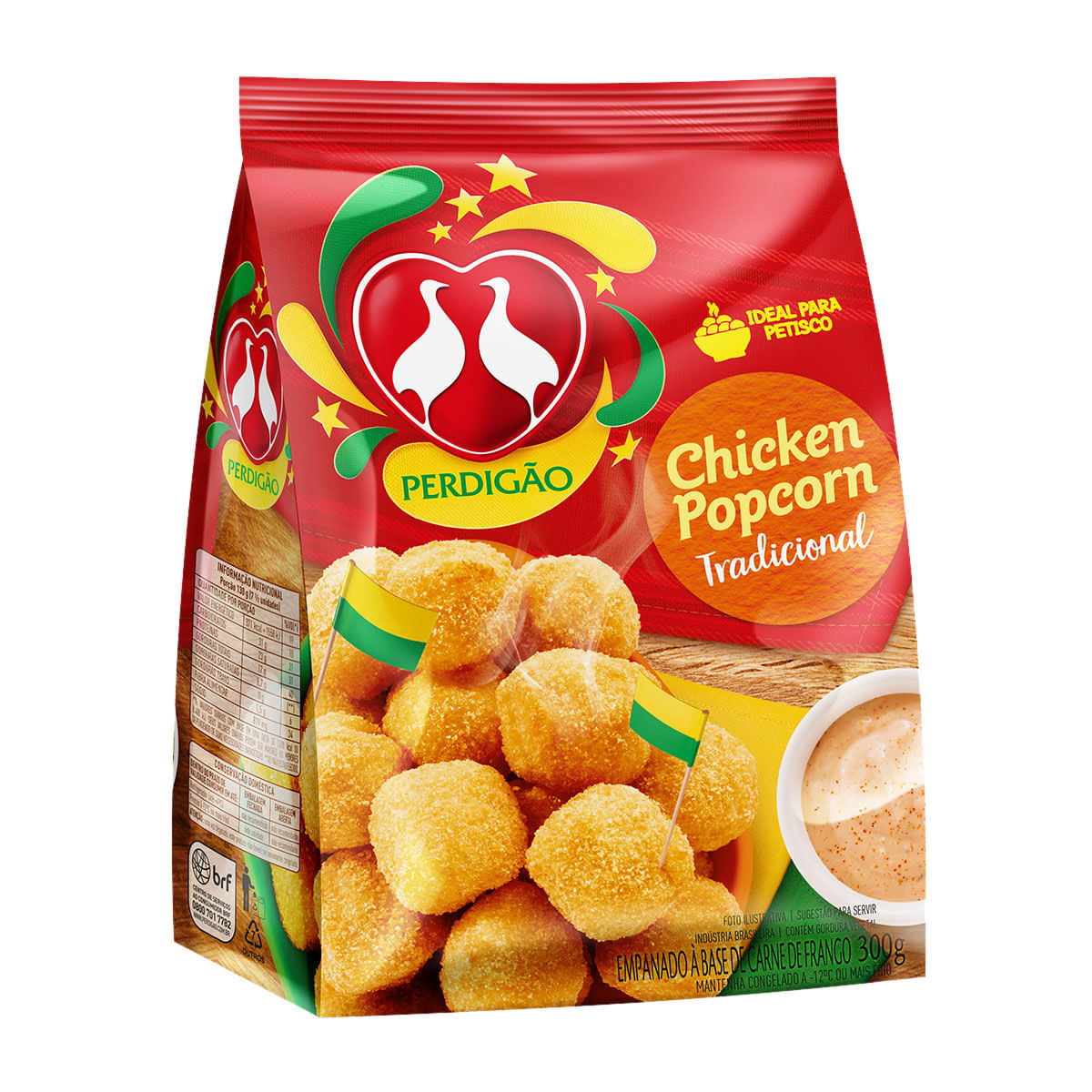 Empanado de Frango Perdigão Chicken Popcorn 300g