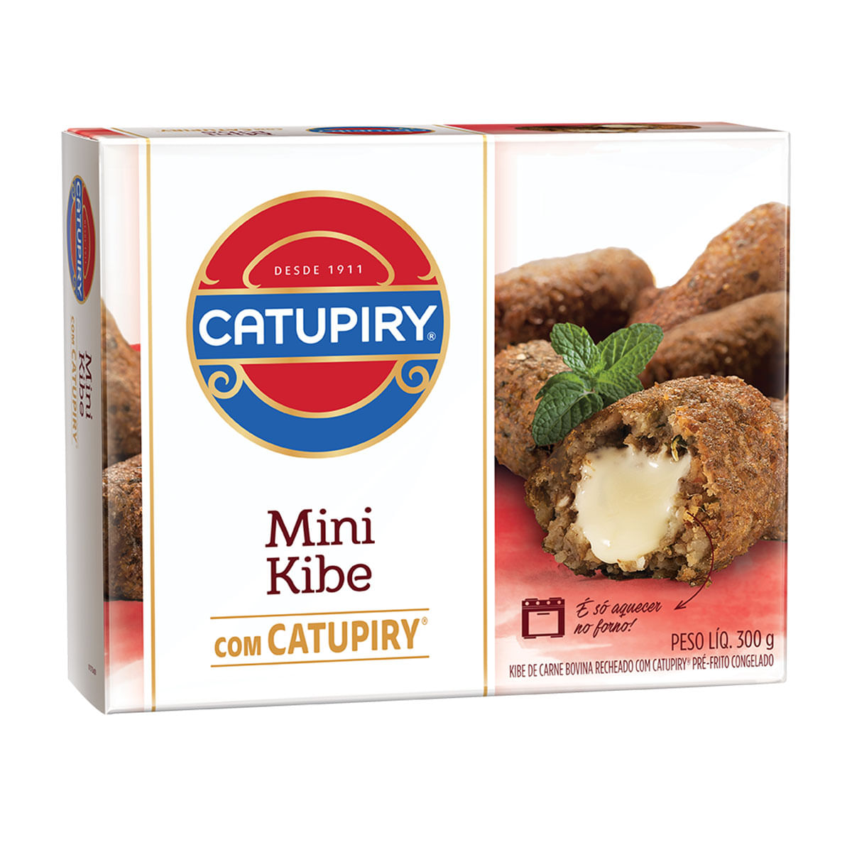 Mini Kibe com Requeijão Catupiry 300g