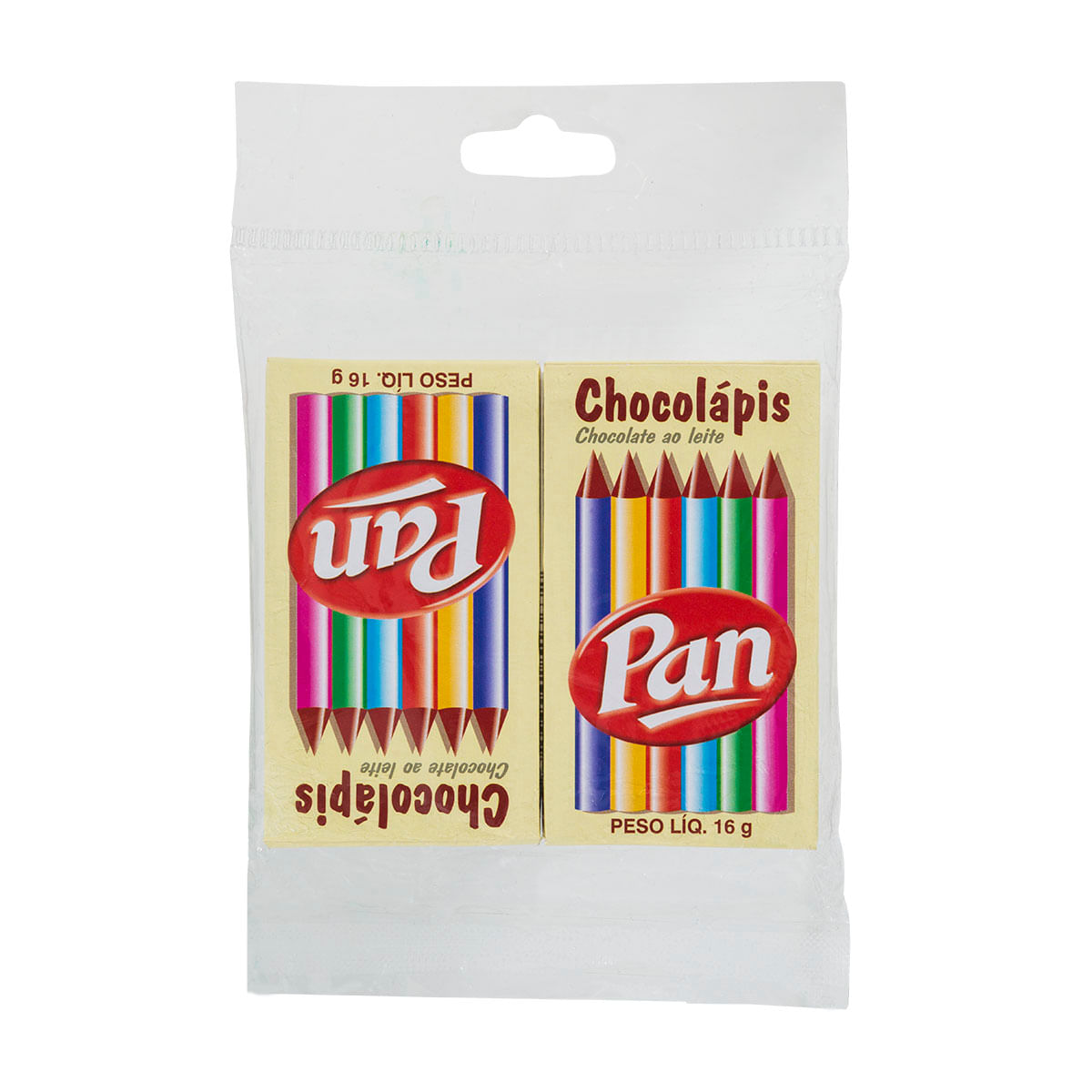 Lápis de Chocolate ao Leite Pan Chocolápis 16g