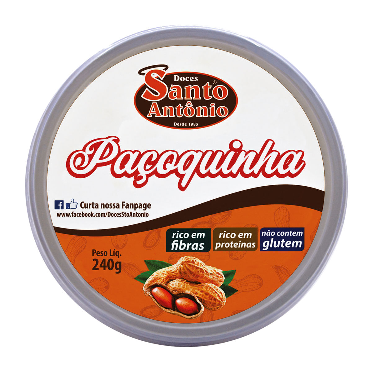 Paçoquinha Rolha Santo Antônio 240g