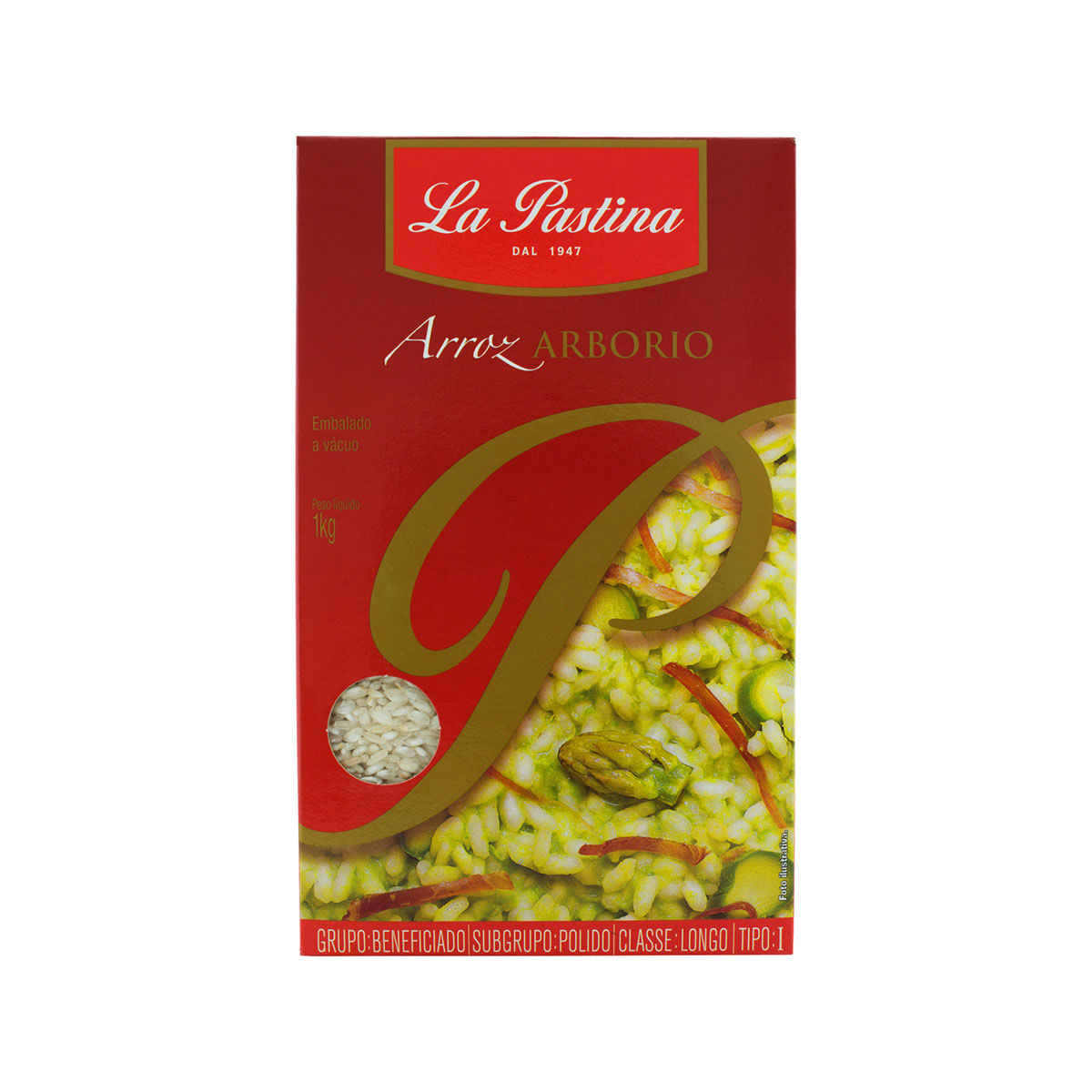 Arroz Arbóreo Longo Tipo 1 La Pastina 1Kg