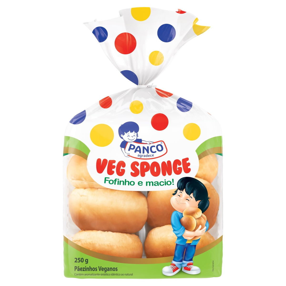 Pãezinhos Veganos Panco Veg Sponge 250g