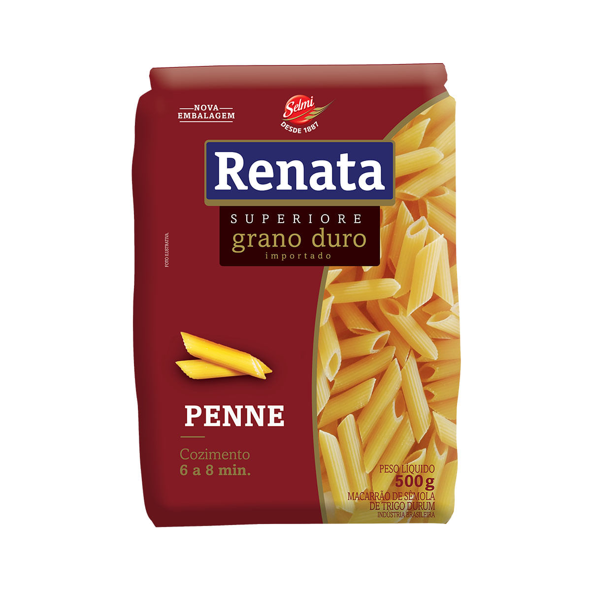 Macarrão Penne Renata Grano Duro Superiore 500g