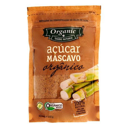 Açúcar Mascavo Orgânico Organic Sabor Natural Pacote 250g