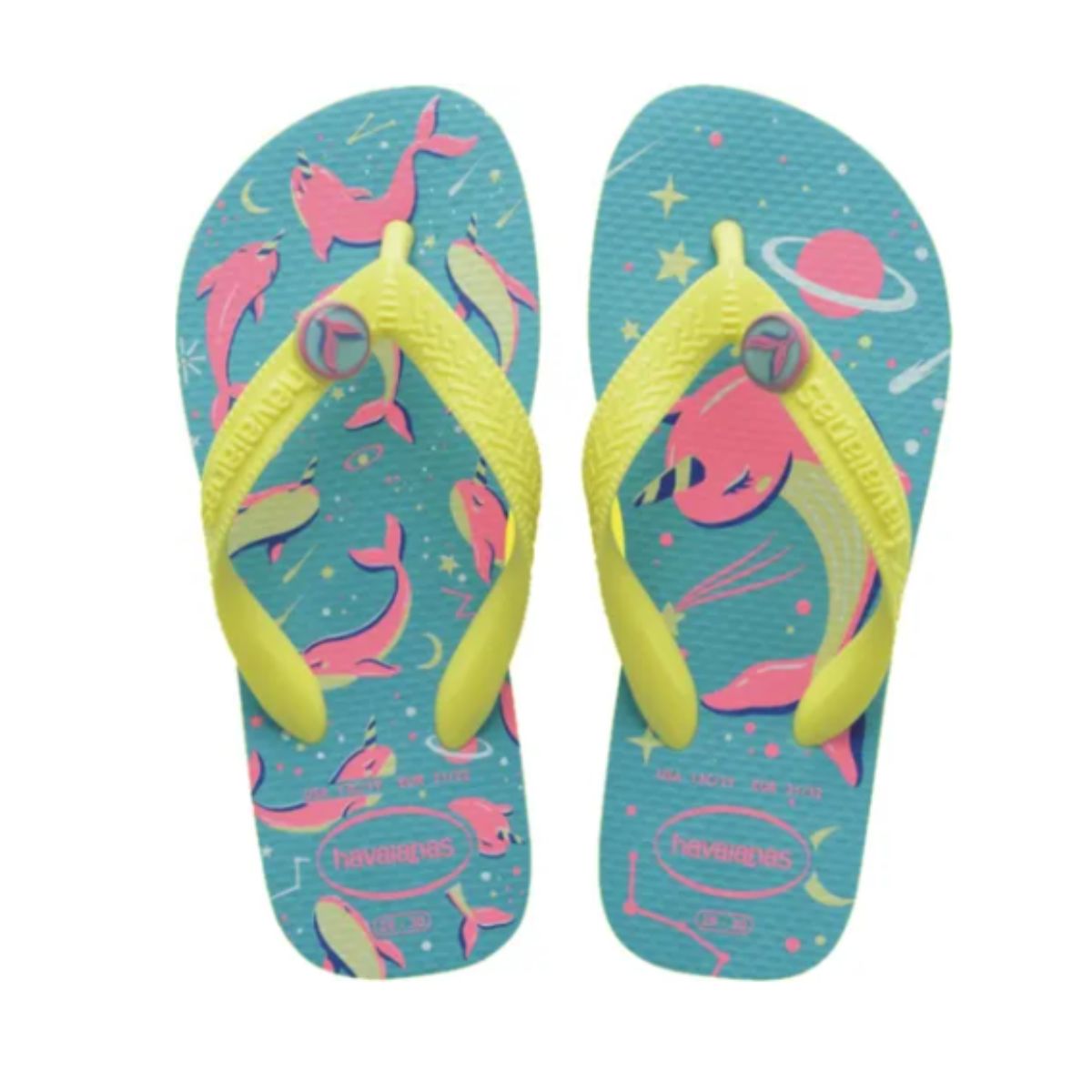 Chinelo Infantil Menina Kids Fantasy Havaianas 25 26 Azul