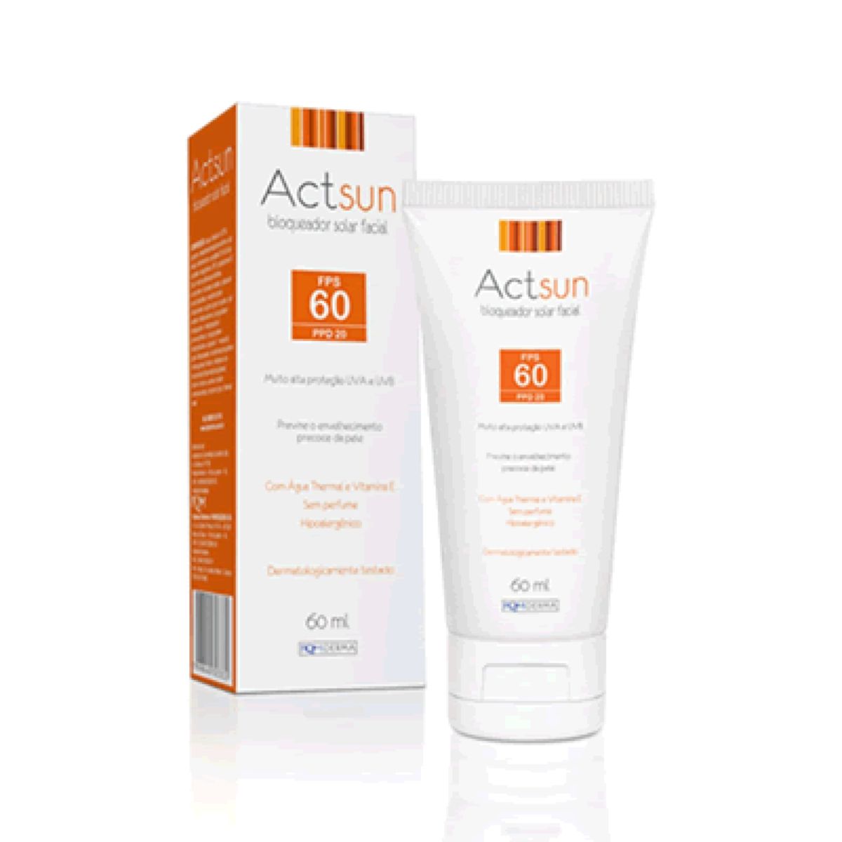 Bloqueador Solar Facial Actsun FPS 60 60 ml