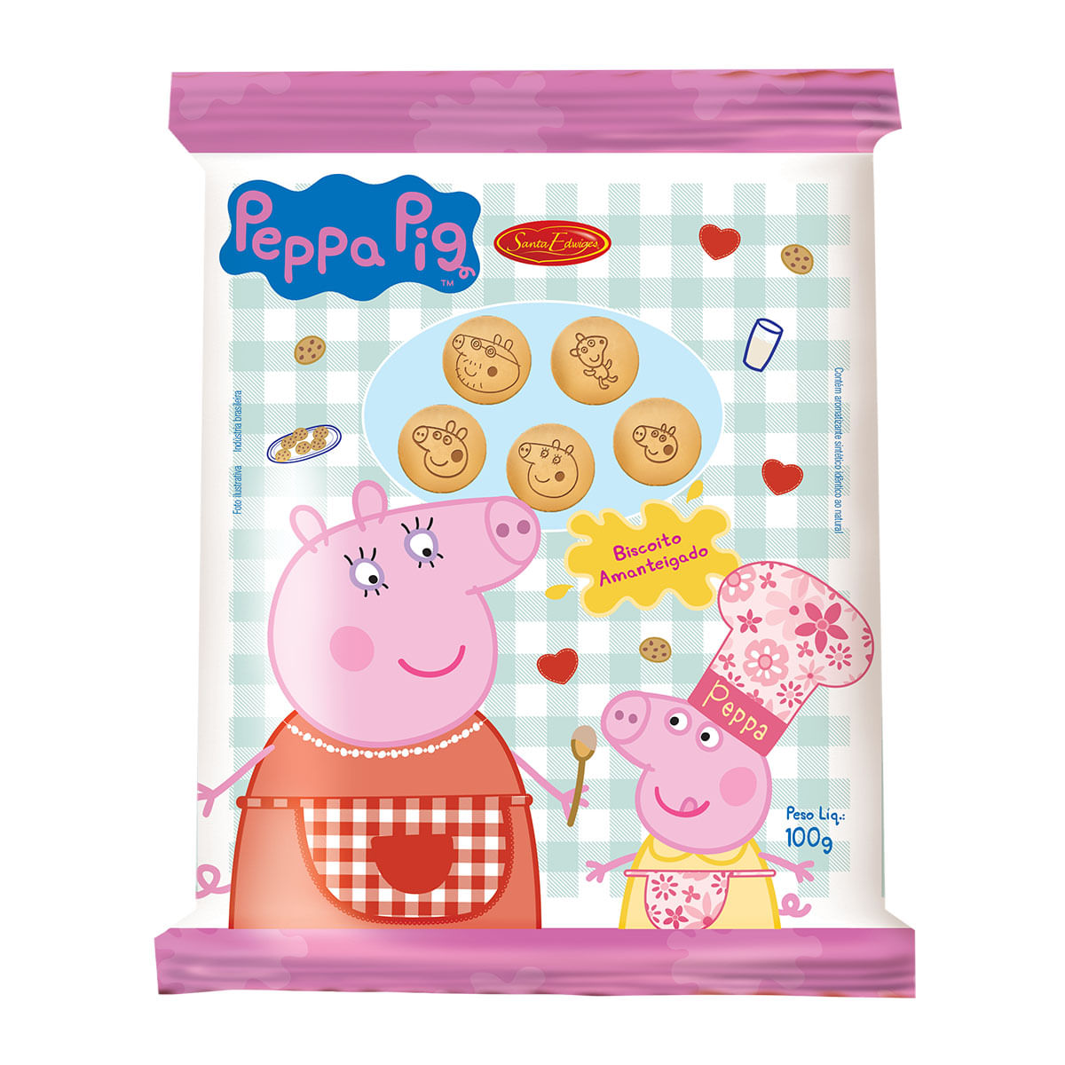 Biscoito Amanteigado Santa Edwiges Peppa Pig 100g