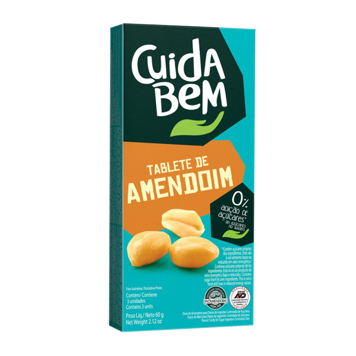 Doce de Amendoim Cuida Bem 60g