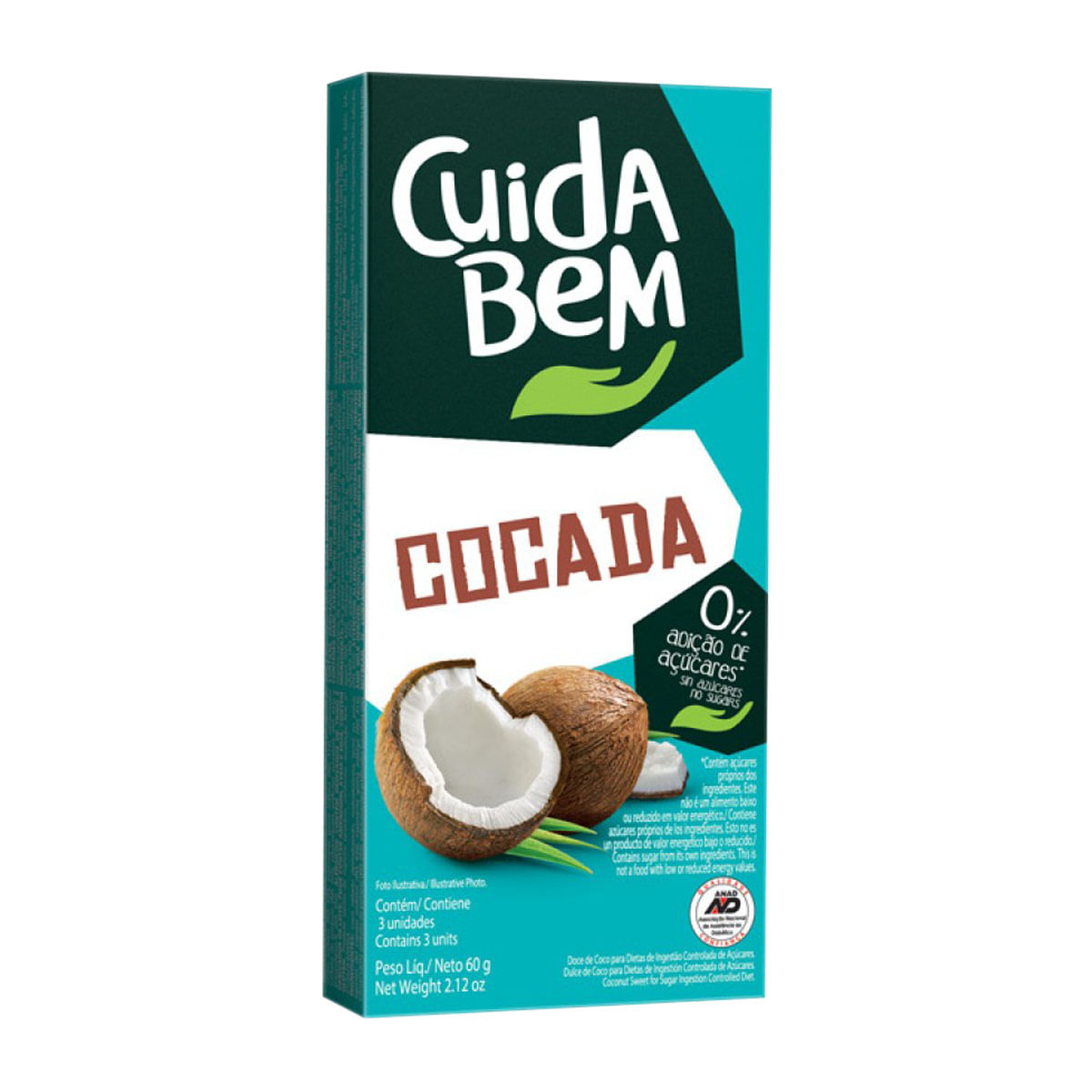 Cocada Cuida Bem 60g