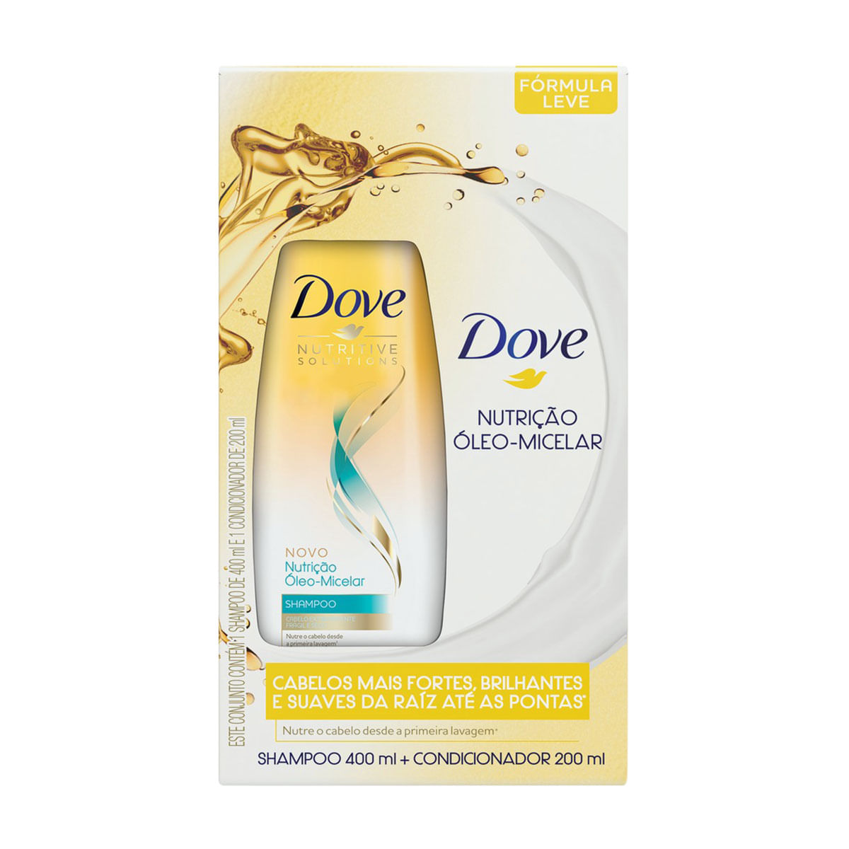 Kit Shampoo e Condicionador Dove Nutrição Óleo-Micelar