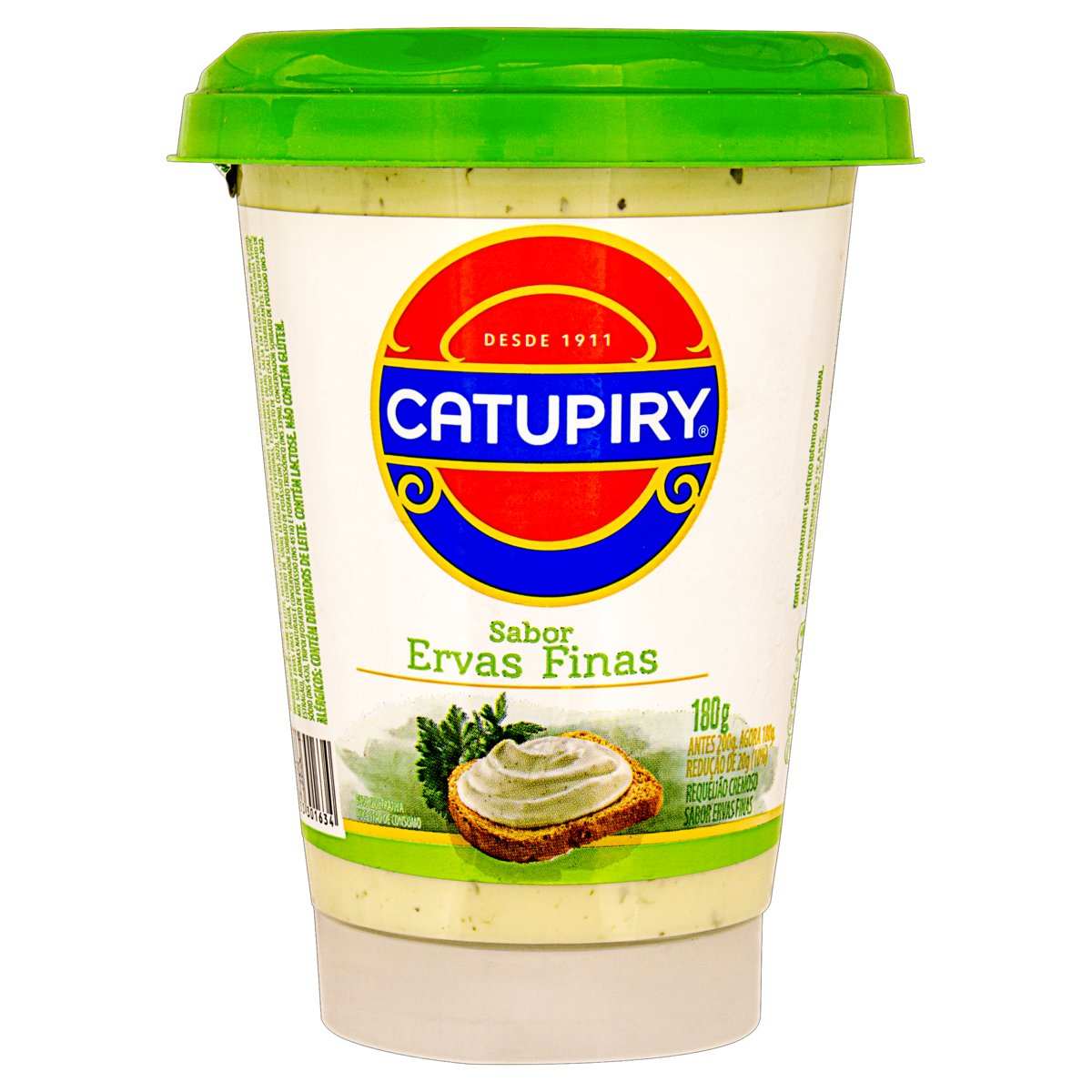 Requeijão Cremoso Ervas Finas Catupiry Copo 180 g