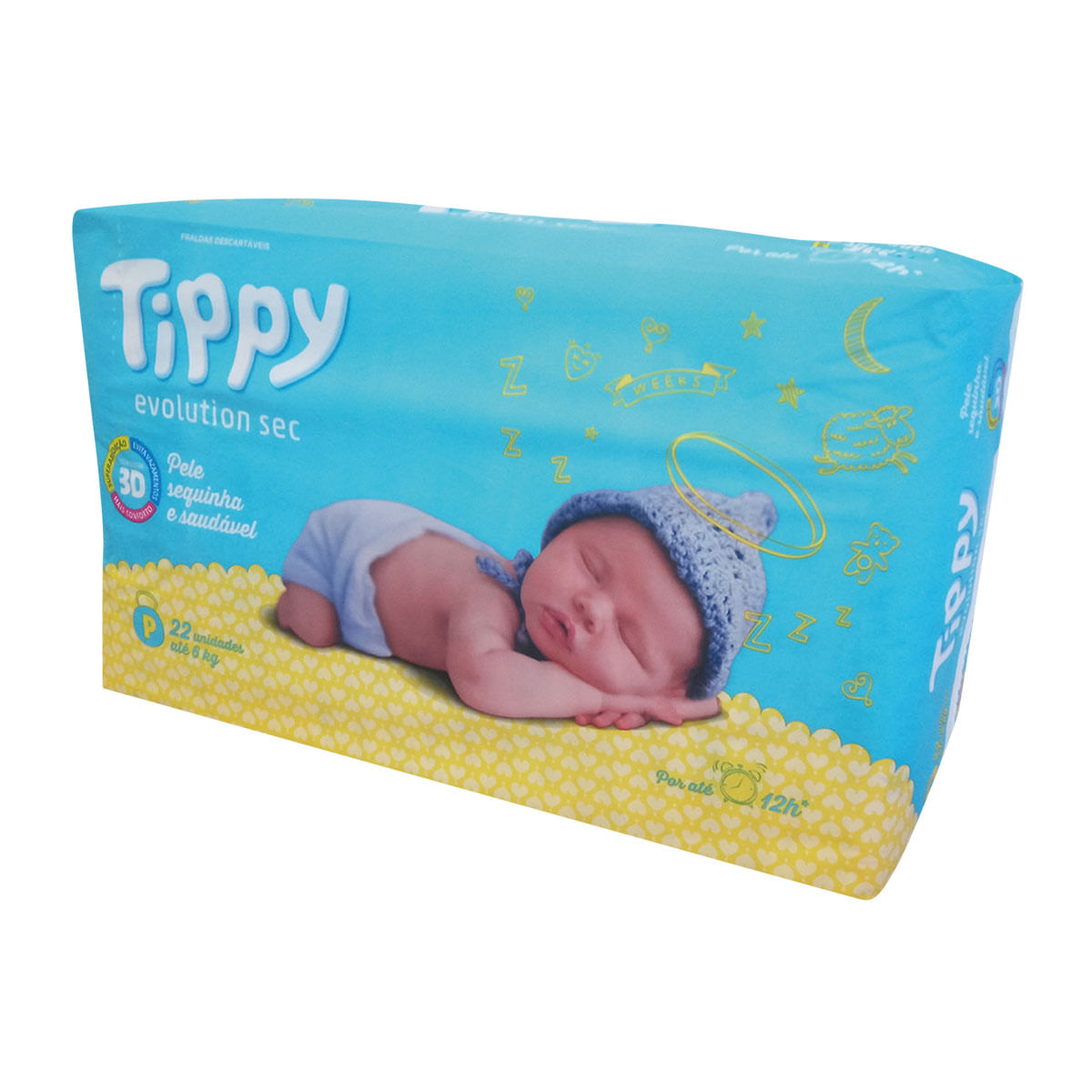 Fralda Tippy P Evolution Sec Jumbo - 22 Unidades