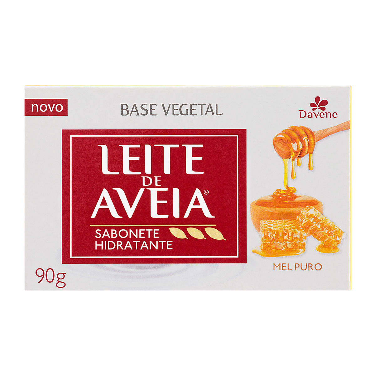 Sabonete em Barra Corporal Davene Leite de Aveia Mel Puro 90g