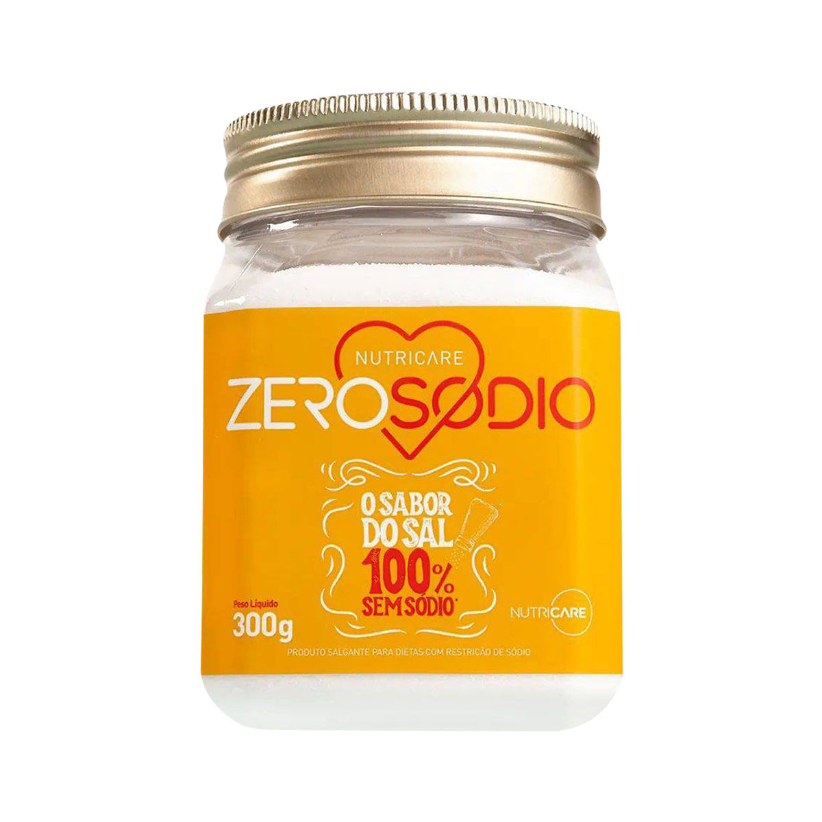 Sal Zero Sódio Nutricare 300g