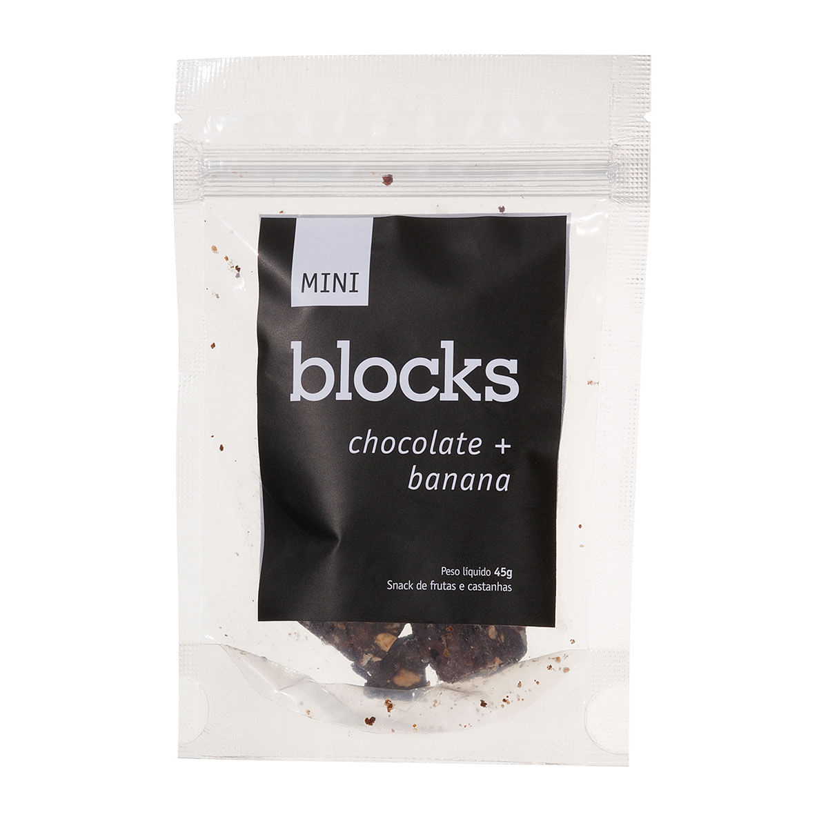 Mix de Frutas Secas Chocolate e Banana Blocks 45g