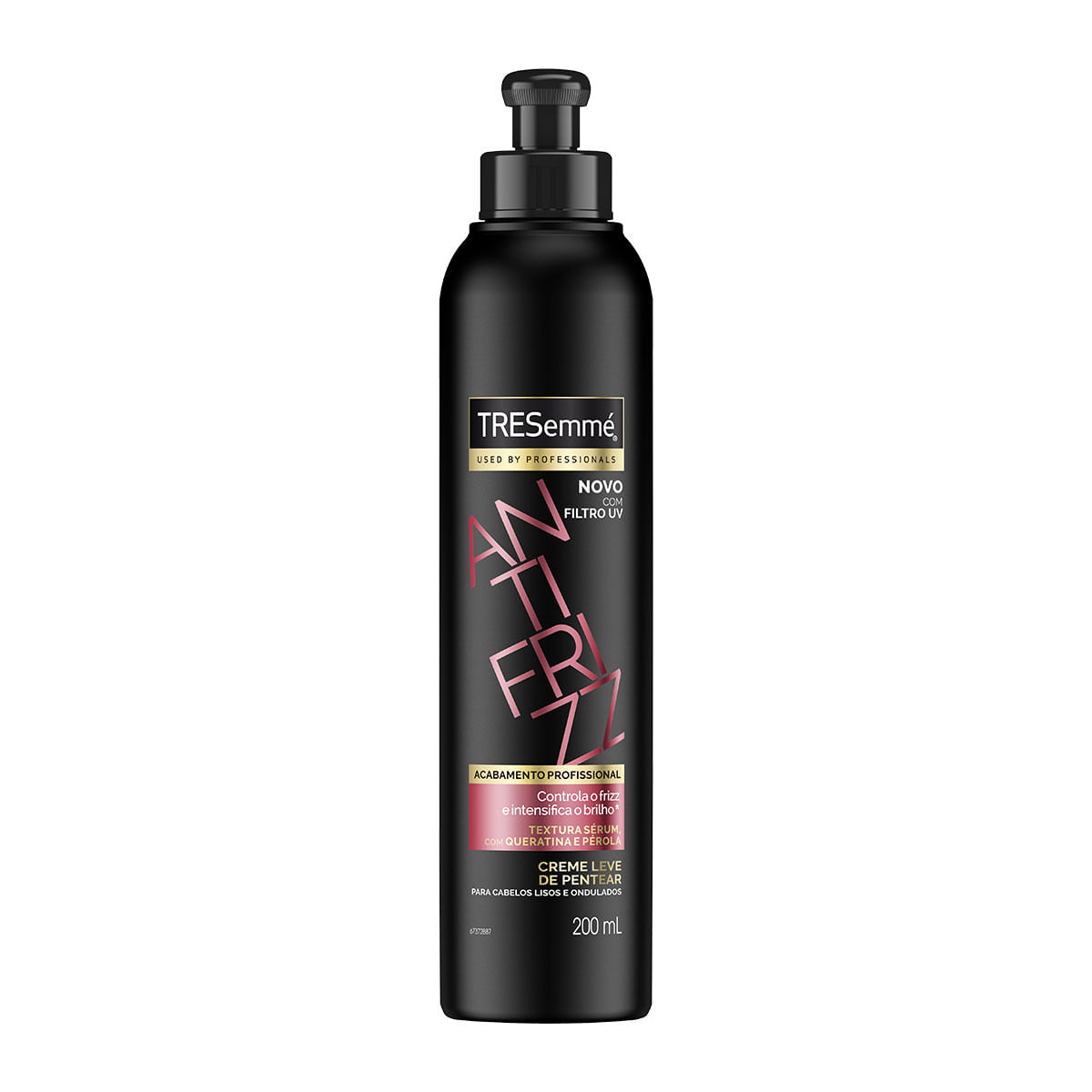 Creme de Pentear Tresemmé Anti Frizz com Queratina e Pérola 200 ml