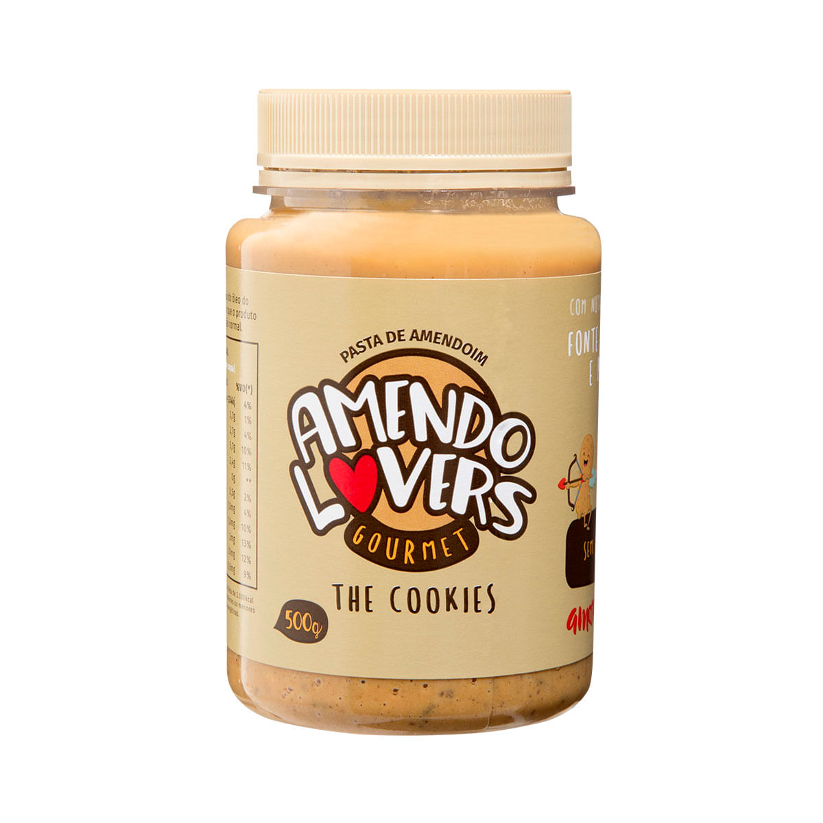 Pasta de amendoim Amendo Lovers Gourmet Cookies - 500 g