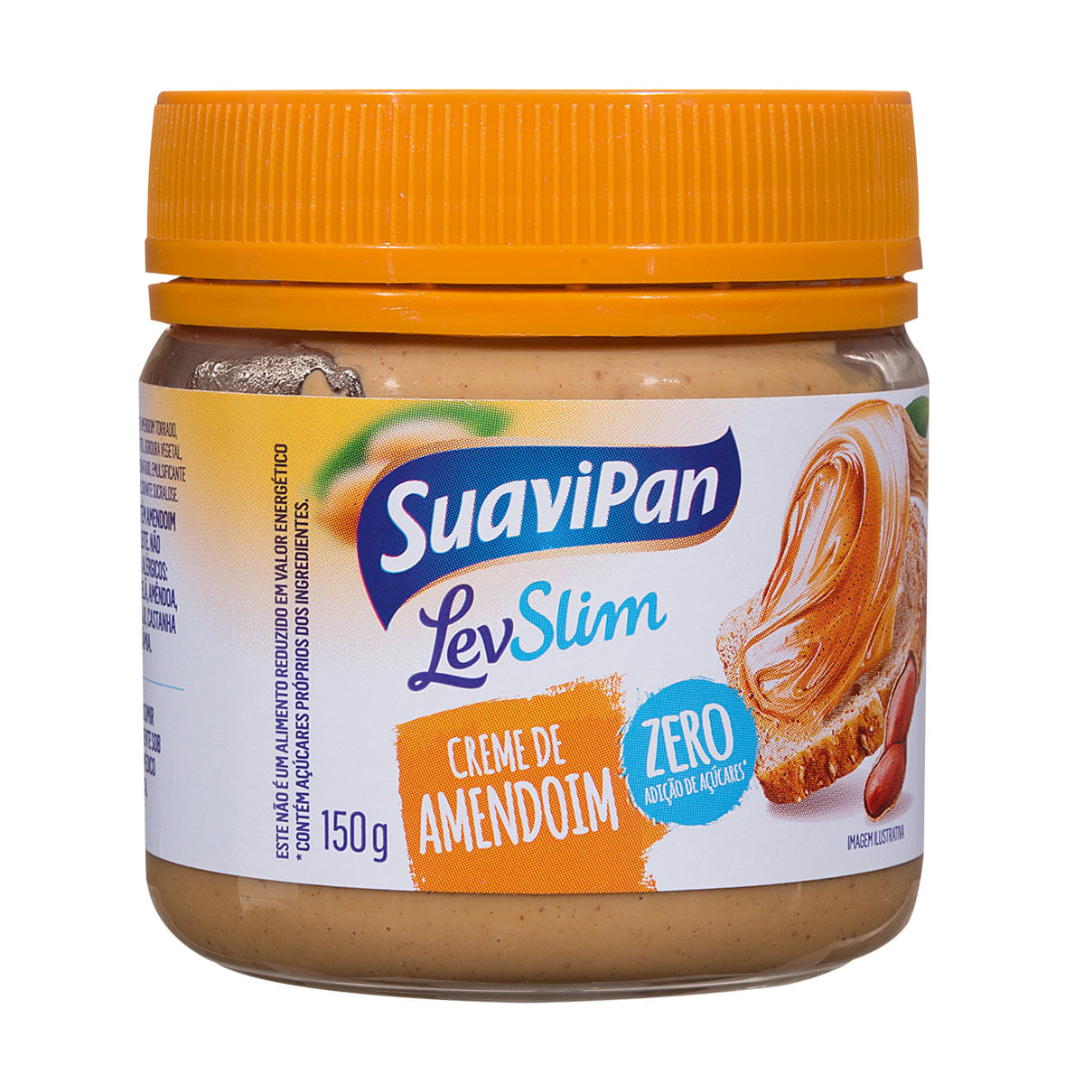 Creme de Amendoim Suavipan LevSlim 150g