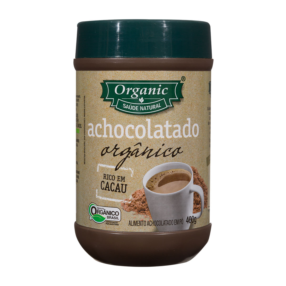 Achocolatado em Pó Orgânico Organic 400g