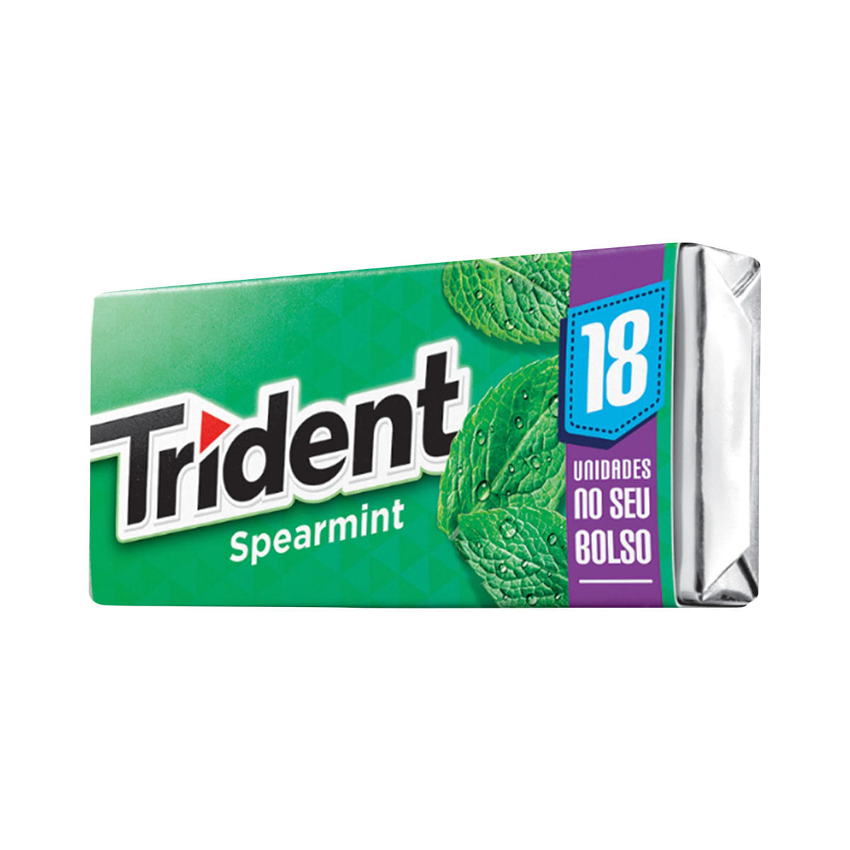 Goma de Mascar Trident 18S Spearmint Caixa 30,6g