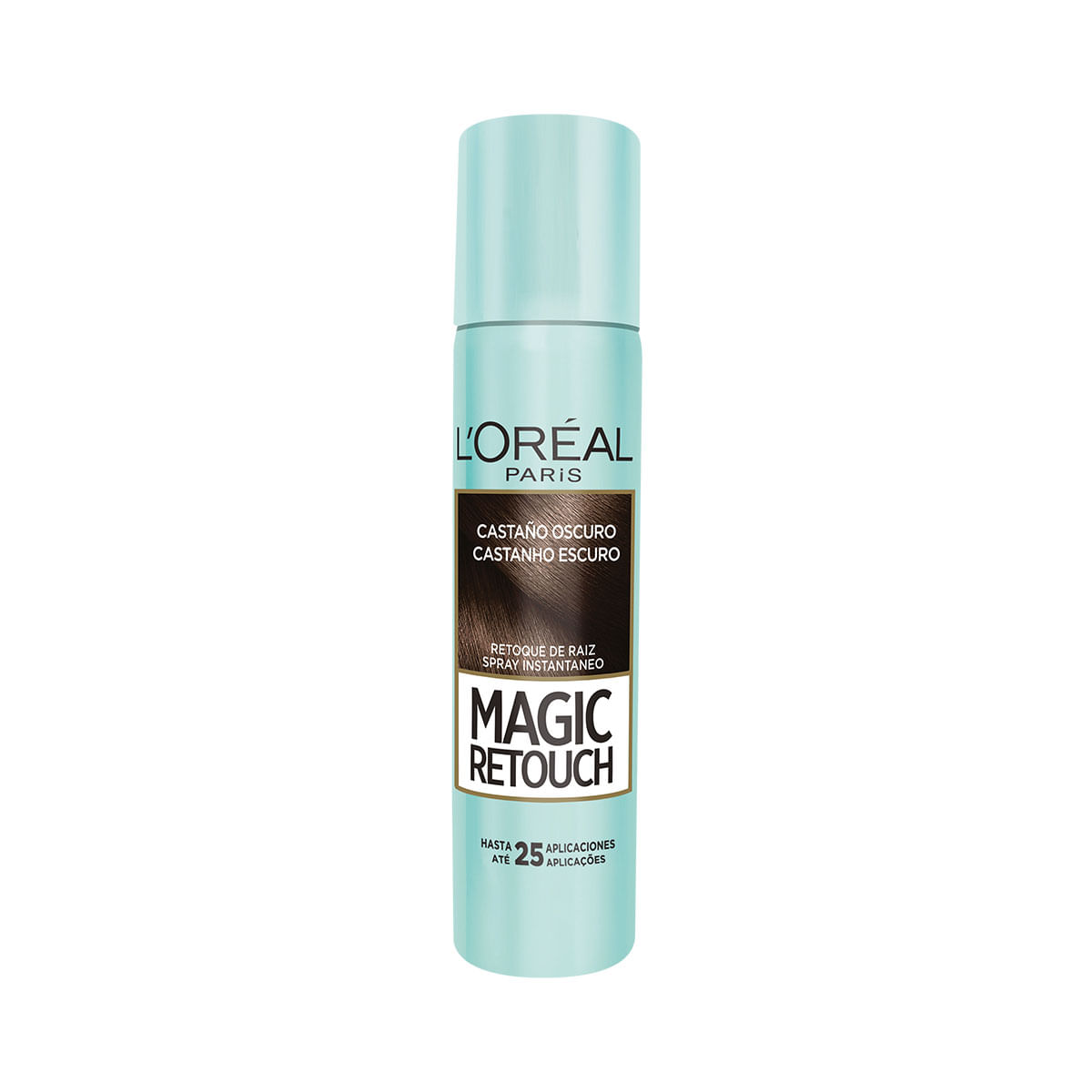 Spray Retoque de Raiz Instantâneo Magic Retouch Castanho Escuro L&apos;Oréal Paris 75g