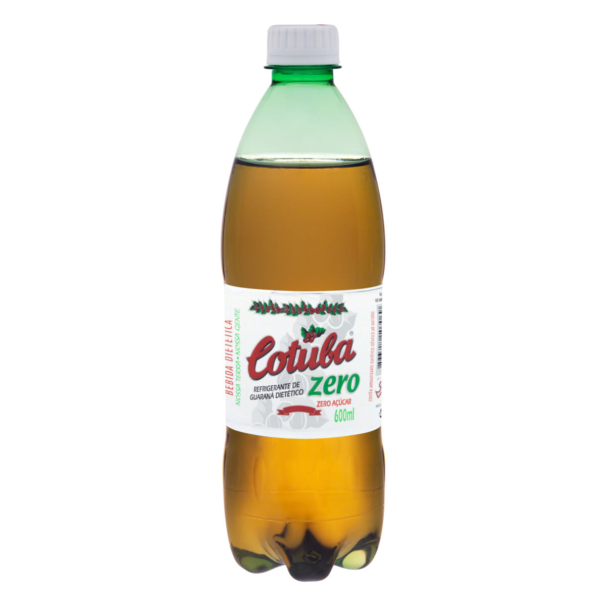 Refrigerante Guaraná Zero Açúcar Cotuba Garrafa 600 ml