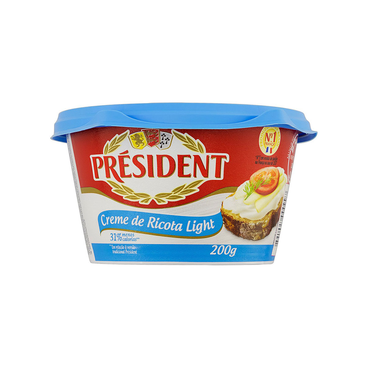 Creme de Ricota Light Président 200g