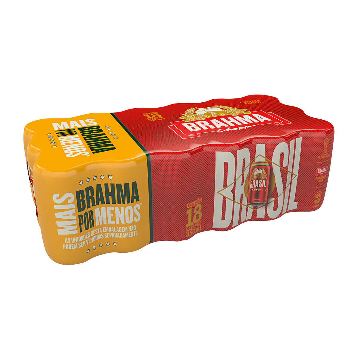 Cerveja Brahma Chopp Pilsen 350ml 18 Latas