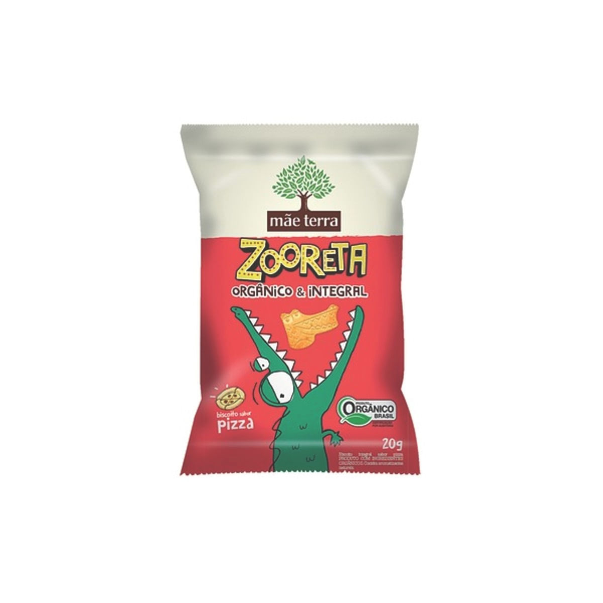 Biscoito Integral Orgânico de Pizza Mãe Terra Zooreta 20g