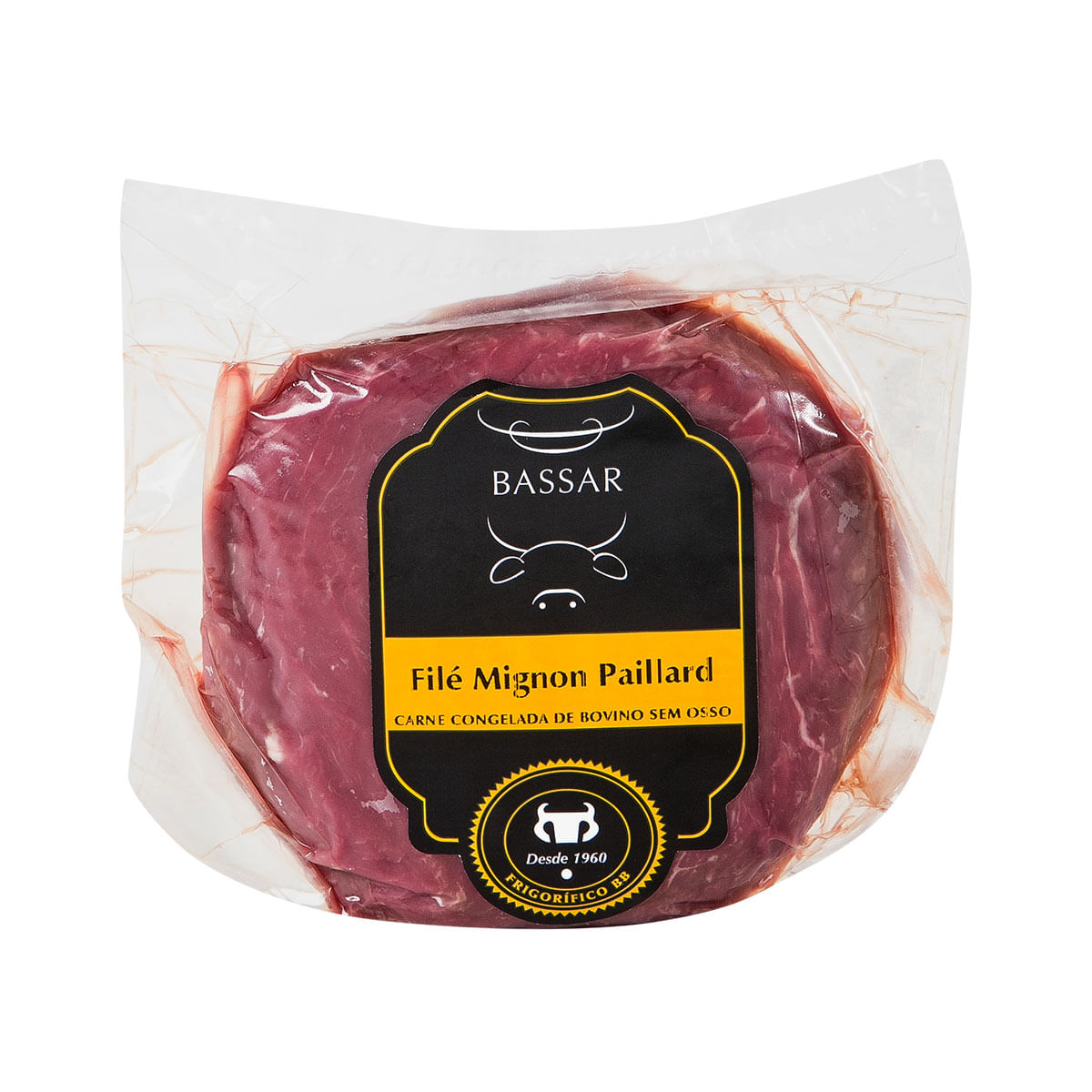 Bife de Filé Mignon Bovino Paillard Congelado Bassar Premium 400g