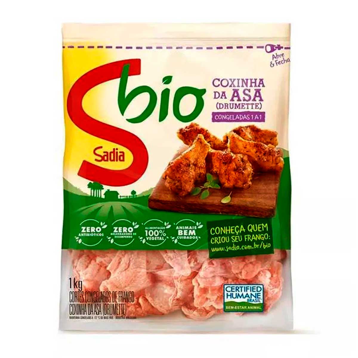 Drumete de Frango Congelado Sadia Bio 1 Kg