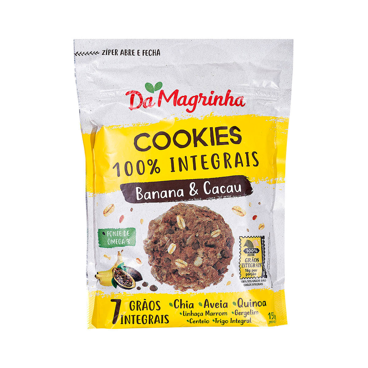 Cookie Integral Doce Baunilha e Cacau com Da Magrinha 150g