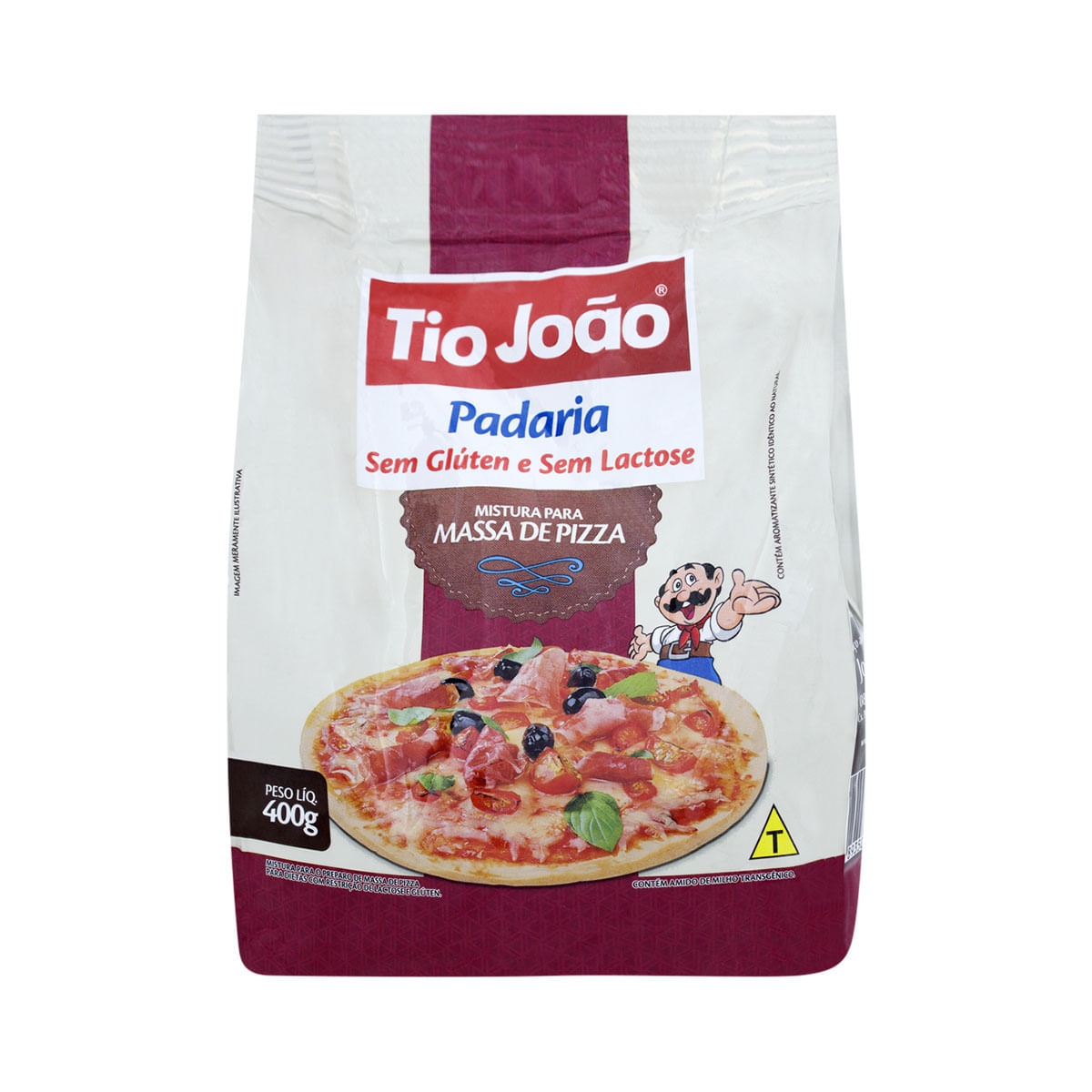 Mistura para Massa de Pizza Tio João 400g