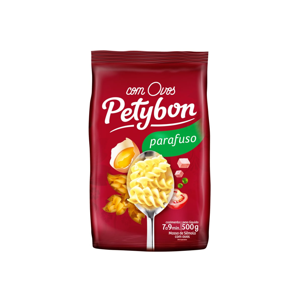 Macarrão Parafuso Petybon Sêmola Tradicional 500g