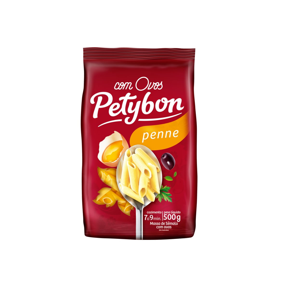 Macarrão Penne Petybon Sêmola Tradicional 500g