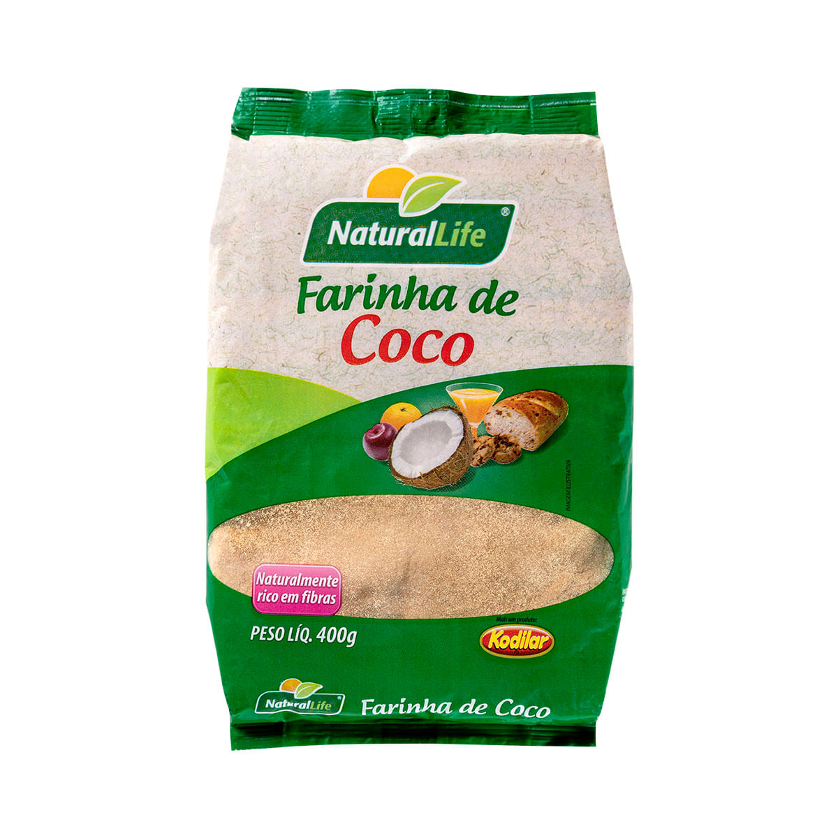 Farinha de Coco Natural Life 400g