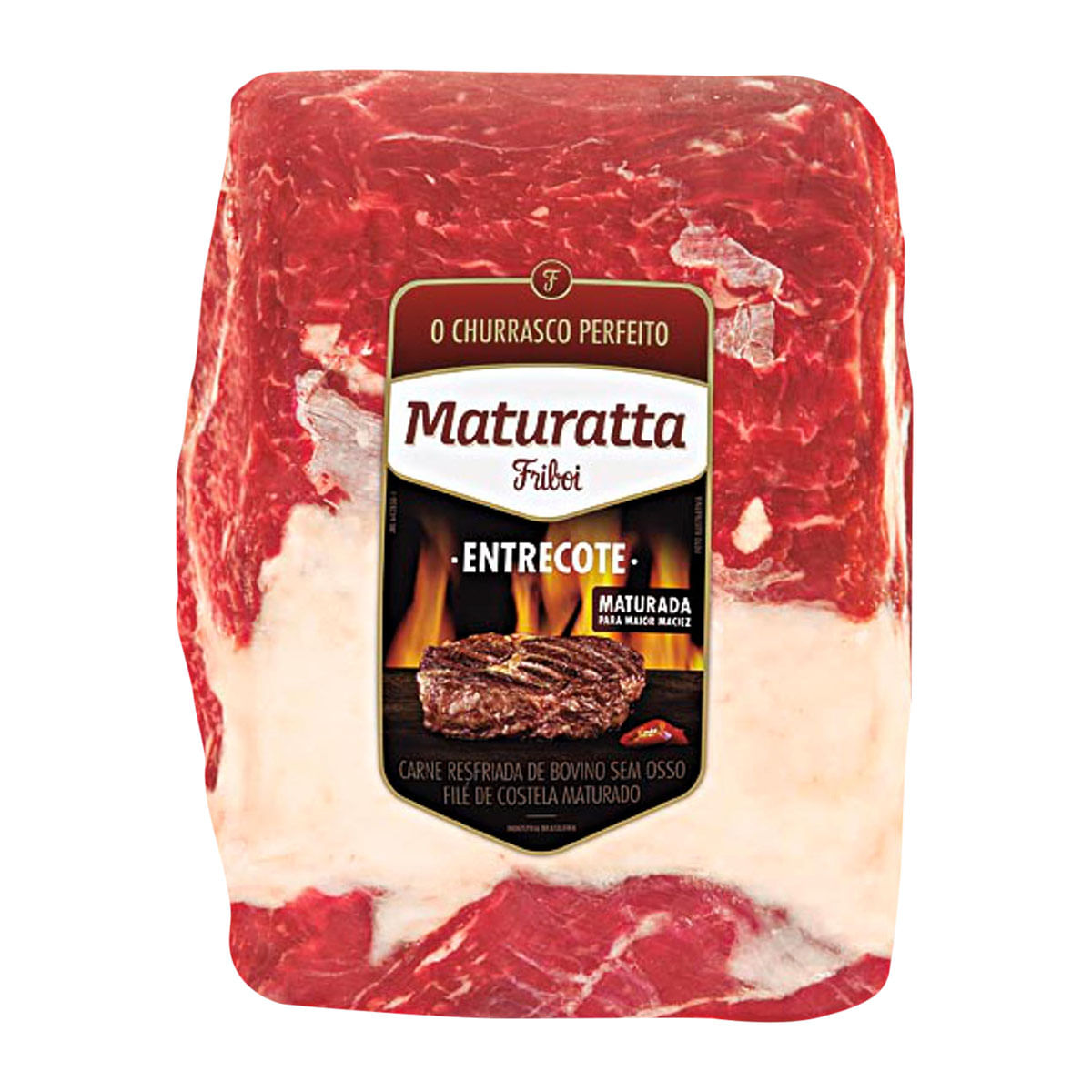 Peça de Filé de Costela Bovina Entrecote Resfriado Maturatta 1,7Kg