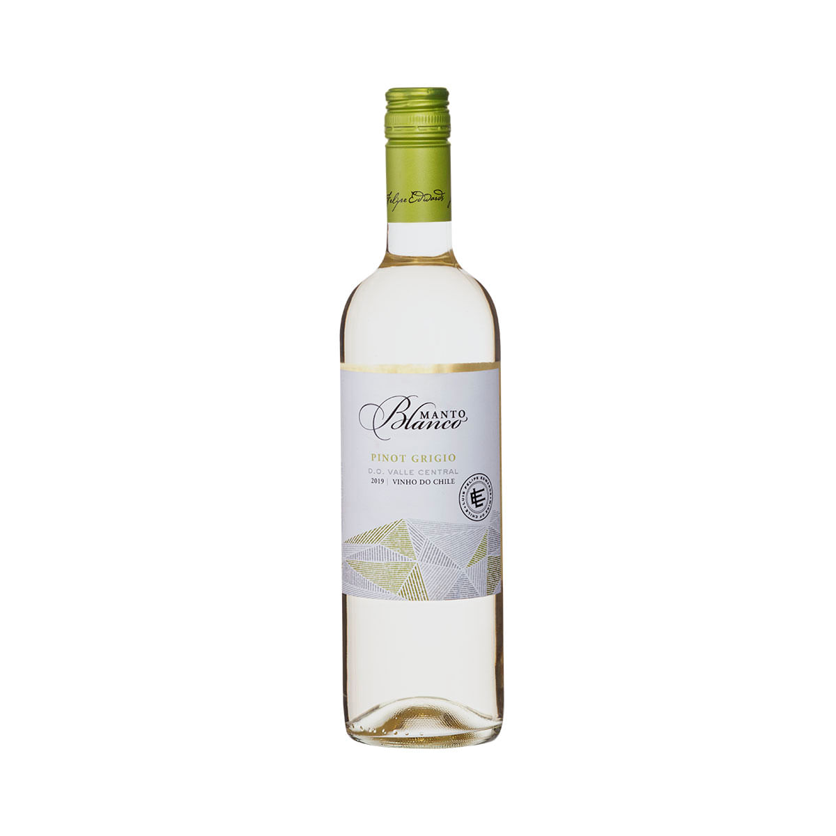 Vinho Fino Branco Seco Pinot Gricio Manto Blanco 750ml