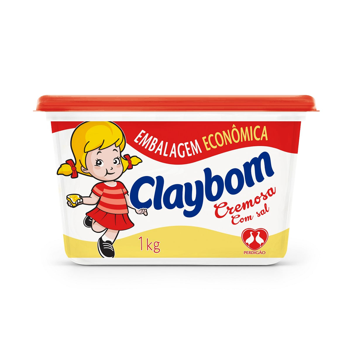 Margarina Cremosa com Sal Claybom 1Kg