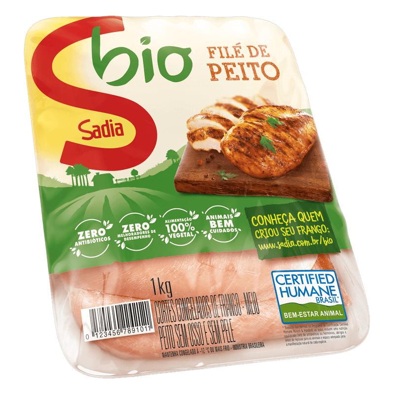 Filé Peito sem Osso Sadia Bio 1 Kg