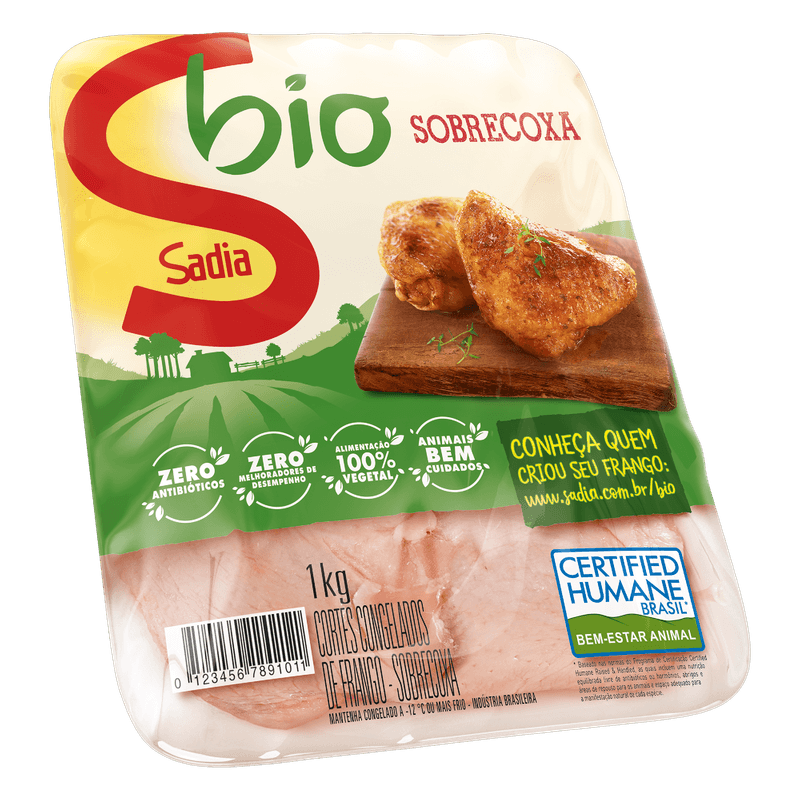 Sobrecoxa de Frango Sadia Bio 1 Kg