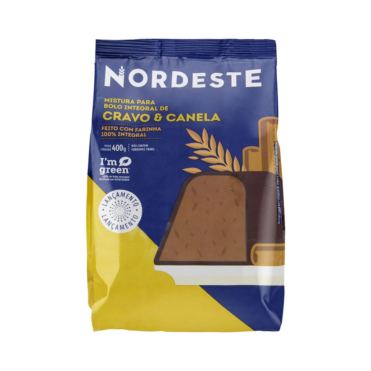 Mistura para Bolo Integral Cravo &amp; Canela Nordeste 400g