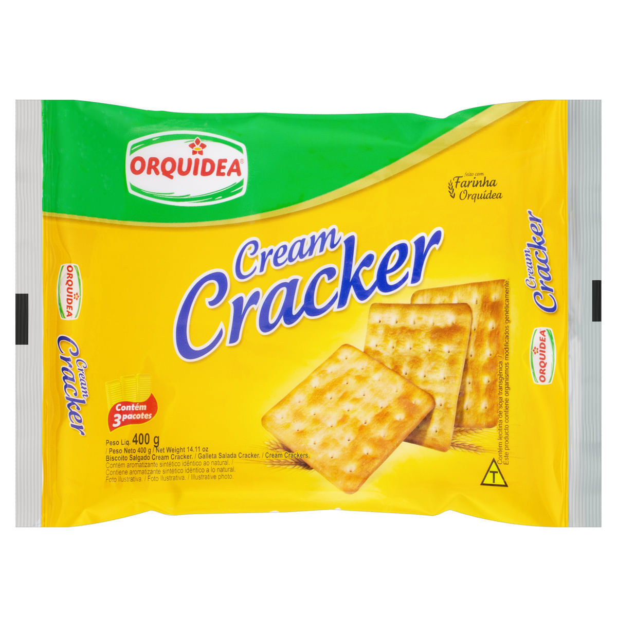 Biscoito Cream Cracker Orquídea 400 g