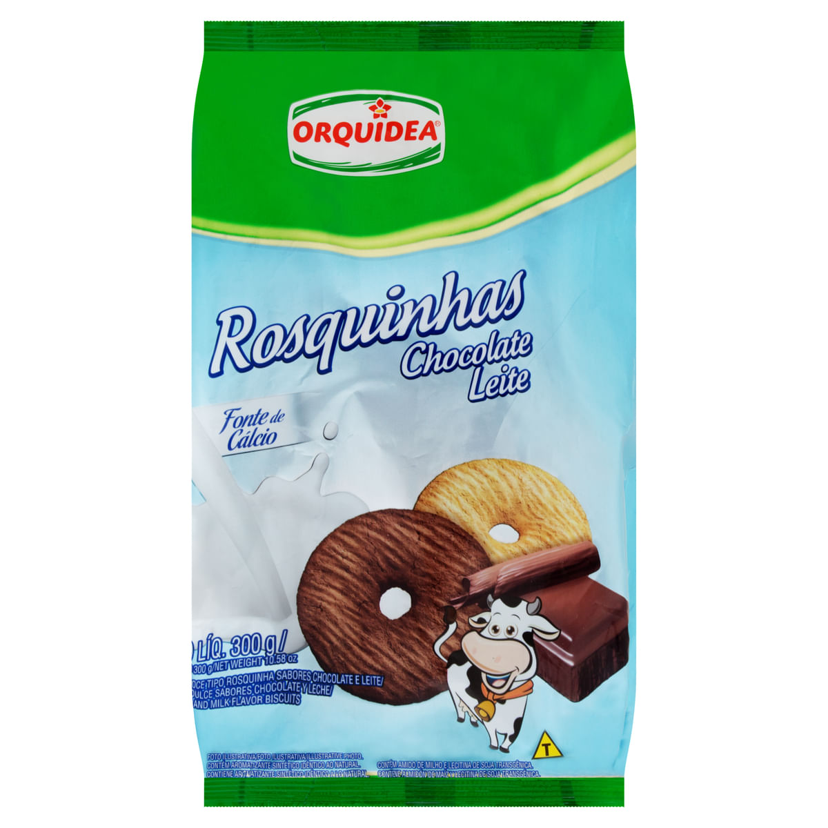 Rosquinha Chocolate e Leite Orquídea 300 g