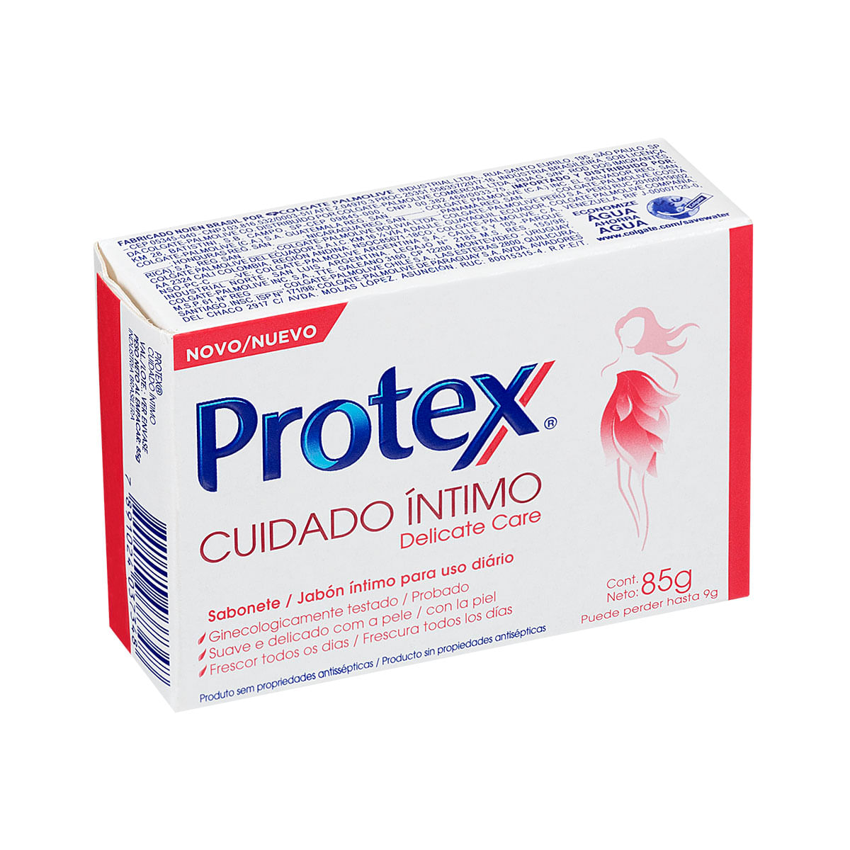 Sabonete Íntimo Barra Protex Cuidado Íntimo Delicate Care 85g